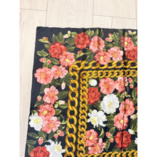 Chanel Authentic Vintage Designer Headscarf, Camellia Floral-Designer headscarf-The Little Tichel Lady