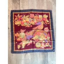 Ferragamo Authentic Vintage Designer Headscarf, Vibrant Harvest-Designer headscarf-The Little Tichel Lady