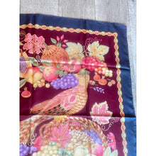 Ferragamo Authentic Vintage Designer Headscarf, Vibrant Harvest-Designer headscarf-The Little Tichel Lady