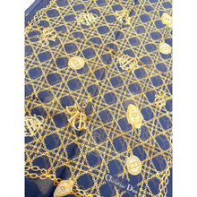 Dior Authentic Designer Long Headscarf, Baroque Black/Gold-Designer headscarf-The Little Tichel Lady