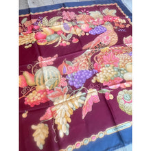 Ferragamo Authentic Vintage Designer Headscarf, Vibrant Harvest-Designer headscarf-The Little Tichel Lady