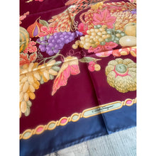 Ferragamo Authentic Vintage Designer Headscarf, Vibrant Harvest-Designer headscarf-The Little Tichel Lady