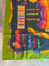 Gucci Authentic Vintage Designer Headscarf, Braided Yarn & Spools-Designer headscarf-The Little Tichel Lady