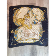 Ferragamo Authentic Vintage Designer Headscarf, Tiger in the Wild-Designer headscarf-The Little Tichel Lady