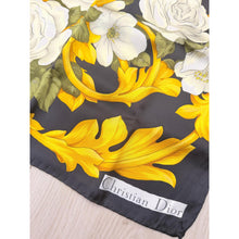 Dior Authentic Designer Headscarf, Floral-Designer headscarf-The Little Tichel Lady