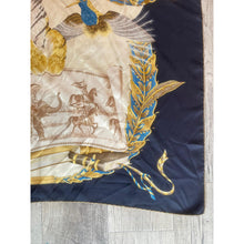 Ferragamo Authentic Vintage Designer Headscarf, Tiger in the Wild-Designer headscarf-The Little Tichel Lady