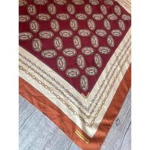 Cartier Authentic Designer Headscarf, Cartier Chain Print-Designer headscarf-The Little Tichel Lady