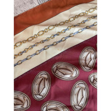 Cartier Authentic Designer Headscarf, Cartier Chain Print-Designer headscarf-The Little Tichel Lady