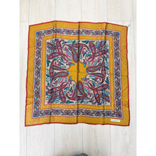 YSL Authentic Designer Headscarf, Golden Paisley-Designer headscarf-The Little Tichel Lady