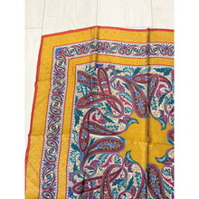 YSL Authentic Designer Headscarf, Golden Paisley-Designer headscarf-The Little Tichel Lady