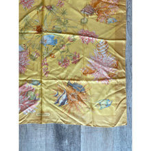 Ferragamo Authentic Vintage Designer Headscarf, Under The Golden Sea-Designer headscarf-The Little Tichel Lady