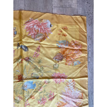 Ferragamo Authentic Vintage Designer Headscarf, Under The Golden Sea-Designer headscarf-The Little Tichel Lady