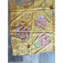 Ferragamo Authentic Vintage Designer Headscarf, Under The Golden Sea-Designer headscarf-The Little Tichel Lady