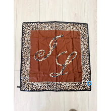 Lanvin Authentic Designer Headscarf, Neutral Print-Designer headscarf-The Little Tichel Lady