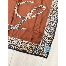 Lanvin Authentic Designer Headscarf, Neutral Print-Designer headscarf-The Little Tichel Lady