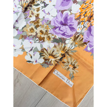 Dior Authentic Designer Headscarf, Painterly Floral-Designer headscarf-The Little Tichel Lady