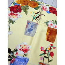 Gucci Authentic Vintage Designer Headscarf, Floral Garden Pots-Designer headscarf-The Little Tichel Lady