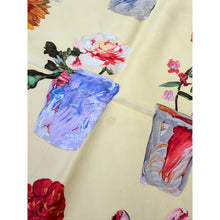 Gucci Authentic Vintage Designer Headscarf, Floral Garden Pots-Designer headscarf-The Little Tichel Lady