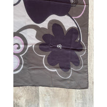 Gucci Authentic Vintage Designer Headscarf, Navy & Purple Floral-Designer headscarf-The Little Tichel Lady