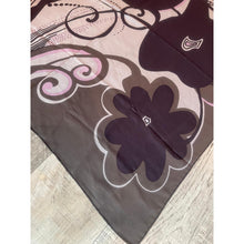 Gucci Authentic Vintage Designer Headscarf, Navy & Purple Floral-Designer headscarf-The Little Tichel Lady