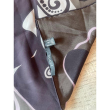 Gucci Authentic Vintage Designer Headscarf, Navy & Purple Floral-Designer headscarf-The Little Tichel Lady