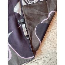 Gucci Authentic Vintage Designer Headscarf, Navy & Purple Floral-Designer headscarf-The Little Tichel Lady