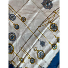 Gucci Authentic Vintage Designer Headscarf, Pocket Watch Motif-Designer headscarf-The Little Tichel Lady