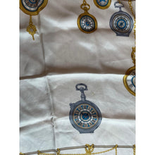 Gucci Authentic Vintage Designer Headscarf, Pocket Watch Motif-Designer headscarf-The Little Tichel Lady