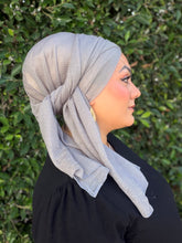 Israeli Lightweight Shimmery Headwrap - Silver/Gold-Long wrap-The Little Tichel Lady