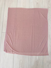 Israeli Lightweight Shimmery Headwrap - Pink Rose/Gold-Long wrap-The Little Tichel Lady