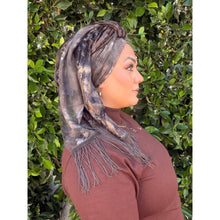 Hodula Exquisite Headwrap - Brown-Long Wrap-The Little Tichel Lady
