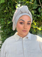 Cotton Gauze Long Wrap - Gray-Long Wrap-The Little Tichel Lady