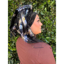 Hodula Exquisite Headwrap - Black-Long Wrap-The Little Tichel Lady