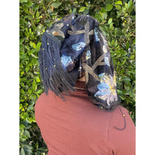 Hodula Exquisite Headwrap - Black-Long Wrap-The Little Tichel Lady