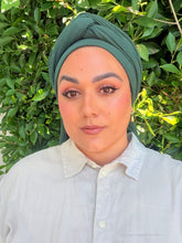 Cotton Gauze Long Wrap - Hunter Green-Long Wrap-The Little Tichel Lady