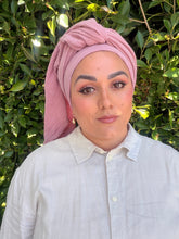 Cotton Gauze Long Wrap - Mauve-Long Wrap-The Little Tichel Lady
