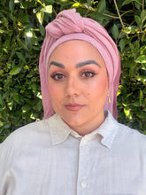 Cotton Gauze Long Wrap - Mauve-Long Wrap-The Little Tichel Lady