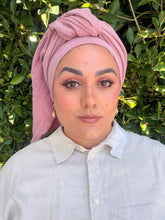 Cotton Gauze Long Wrap - Mauve-Long Wrap-The Little Tichel Lady