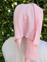 Cotton Gauze Long Wrap - Blush Pink-Long Wrap-The Little Tichel Lady