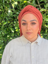 Cotton Gauze Long Wrap - Rust-Long Wrap-The Little Tichel Lady