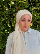 Cotton Gauze Long Wrap - Linen-Long Wrap-The Little Tichel Lady
