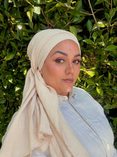 Cotton Gauze Long Wrap - Linen-Long Wrap-The Little Tichel Lady