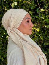 Cotton Gauze Long Wrap - Linen-Long Wrap-The Little Tichel Lady