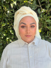 Cotton Gauze Long Wrap - Butter-Long Wrap-The Little Tichel Lady