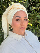 Cotton Gauze Long Wrap - Butter-Long Wrap-The Little Tichel Lady