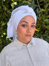 Cotton Gauze Long Wrap - White-Long Wrap-The Little Tichel Lady