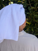 Cotton Gauze Long Wrap - White-Long Wrap-The Little Tichel Lady