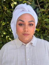 Cotton Gauze Long Wrap - White-Long Wrap-The Little Tichel Lady