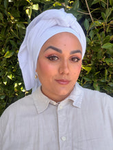Cotton Gauze Long Wrap - White-Long Wrap-The Little Tichel Lady