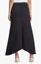Classic Denim Midi Skirt - True Black-skirt-The Little Tichel Lady